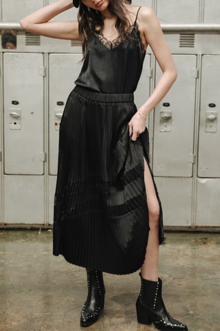 Saia Junie Lace - Preto