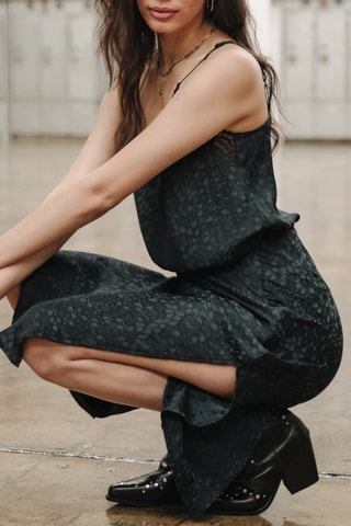 Saia Juvena Jacquard - Azul