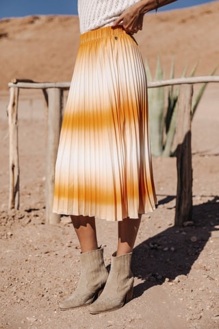 Saia Jeelyne Tie & Dye - Amarelo