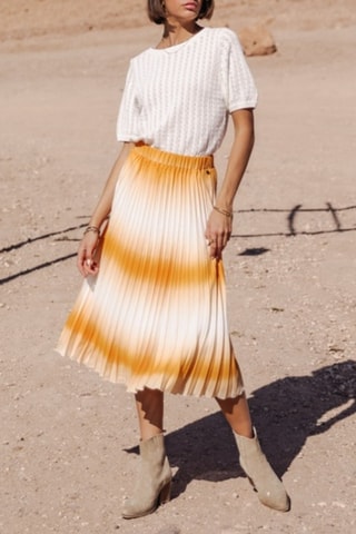 Saia Jeelyne Tie & Dye - Amarelo