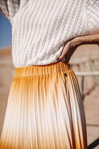 Saia Jeelyne Tie & Dye - Amarelo