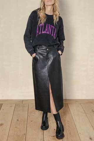 Saia Floria Biker - Preto