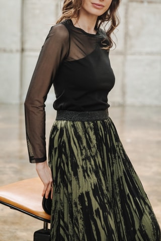 Saia Josepha Marbled Camo - Caqui e preto