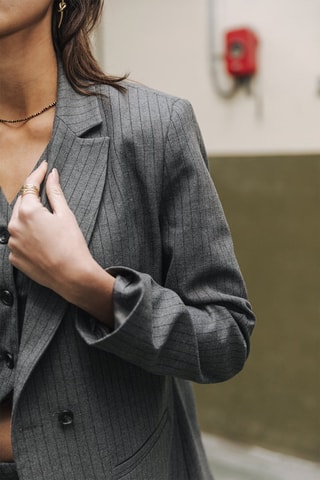 Blazer Bernie Buren Grey Cinzento-escuro