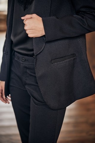 Blazer Stessy Cassico - Preto