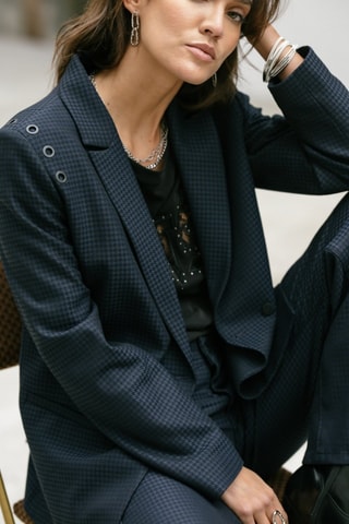 Blazer Bernie Lawlands - Azul-escuro