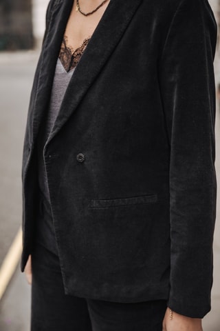 Blazer Bernie Velvet - Preto