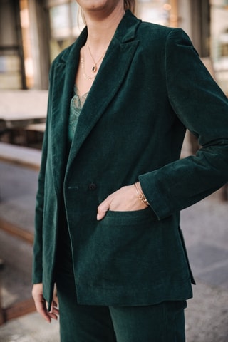 Blazer Bernie Velvet - Verde