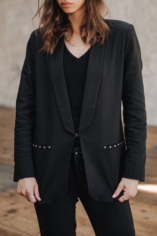 Blazer Stessy Polyneo - Preto