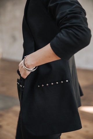 Blazer Stessy Polyneo - Preto