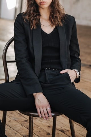 Blazer Stessy Polyneo - Preto