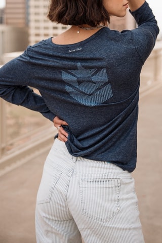 Top - Bleu marine