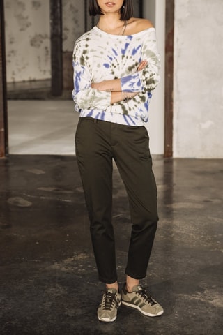 Top tie and dye - Blanc et bleu