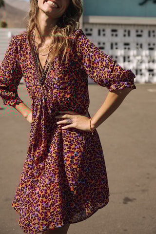 Vestido direito - Vermelho