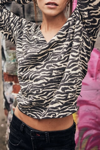 Camisola de lã - Preto