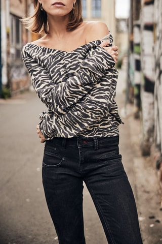 Camisola de lã - Preto
