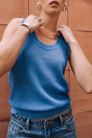 Top - Azul