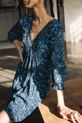 Vestido estilo patinadora - Azul