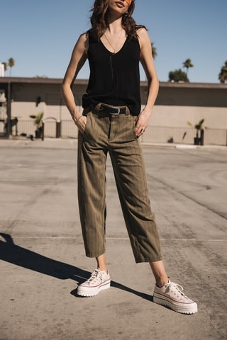 Pantalon 7/8 - Kaki