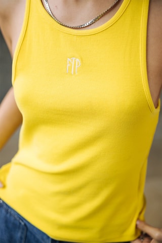 Camisola de alças - Amarelo