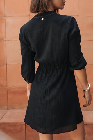 Vestido estilo patinadora - Preto