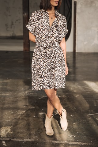 Vestido-camisa - Marfim