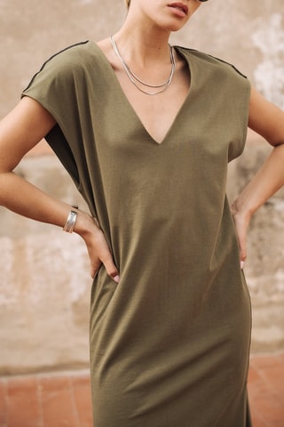 Vestido comprido - Verde