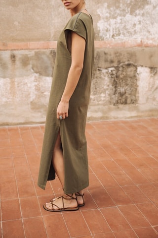 Vestido comprido - Verde