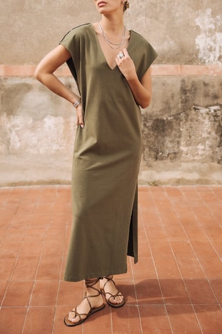 Vestido comprido - Verde