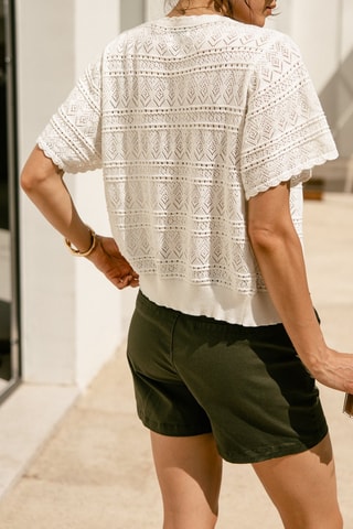 Gilet - Blanc cassé