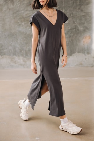 Vestido comprido - Antracite