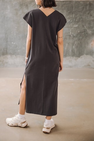 Vestido comprido - Antracite