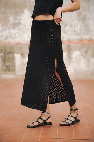 Saia comprida - Preto