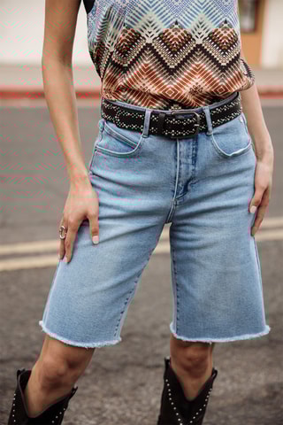 Bermudas de ganga - Azul-claro