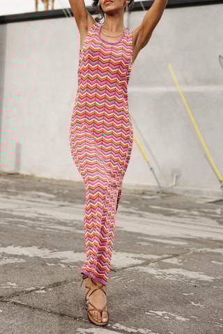 Vestido comprido - Rosa