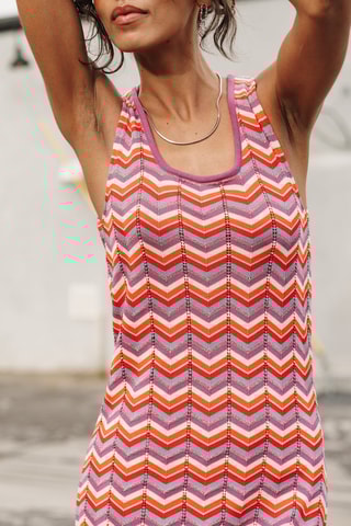 Vestido comprido - Rosa