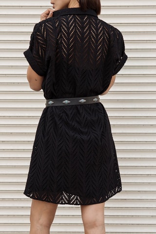 Vestido-camisa - Preto