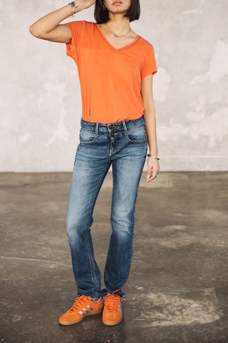 T-shirt en lin - Corail
