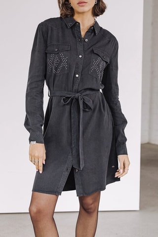 Vestido-camisa - Antracite