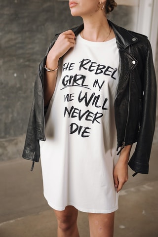 Vestido t-shirt - Branco
