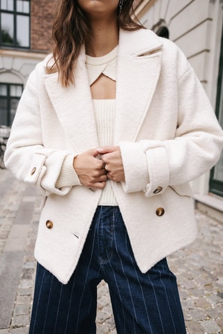 Veste en laine - Blanc