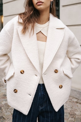 Veste en laine - Blanc