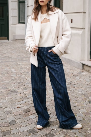 Veste en laine - Blanc