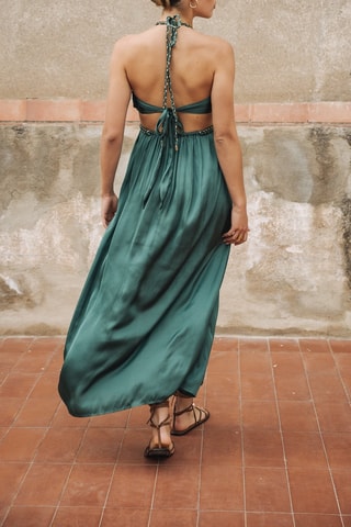 Vestido comprido - Verde