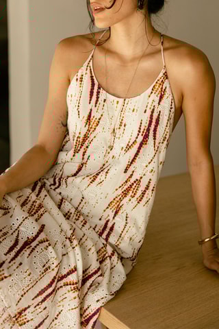 Vestido comprido - Cru