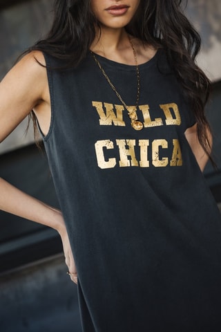 Vestido midi - Preto