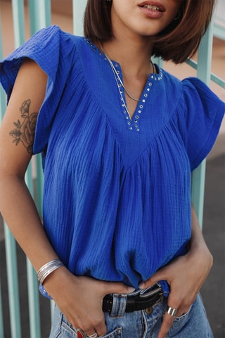Top - Azul