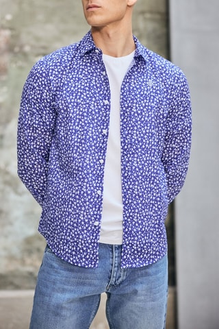 Camisa - Azul-cobalto