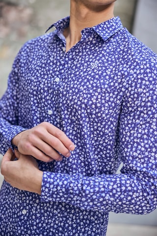 Camisa - Azul-cobalto