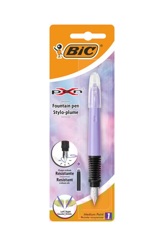 BIC Xpen Stylo-Plume Rechargeable - Encre Bleue - Coloris aléatoire